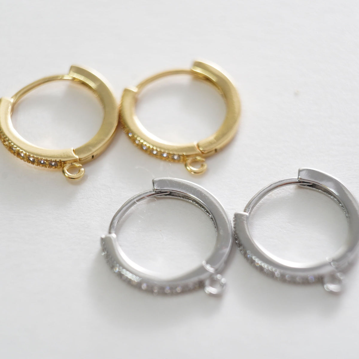 18K Gold Filled Earring Components for Jewelry Making