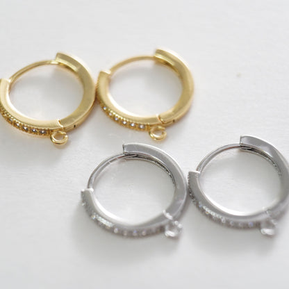 18K Gold Filled Earring Components for Jewelry Making