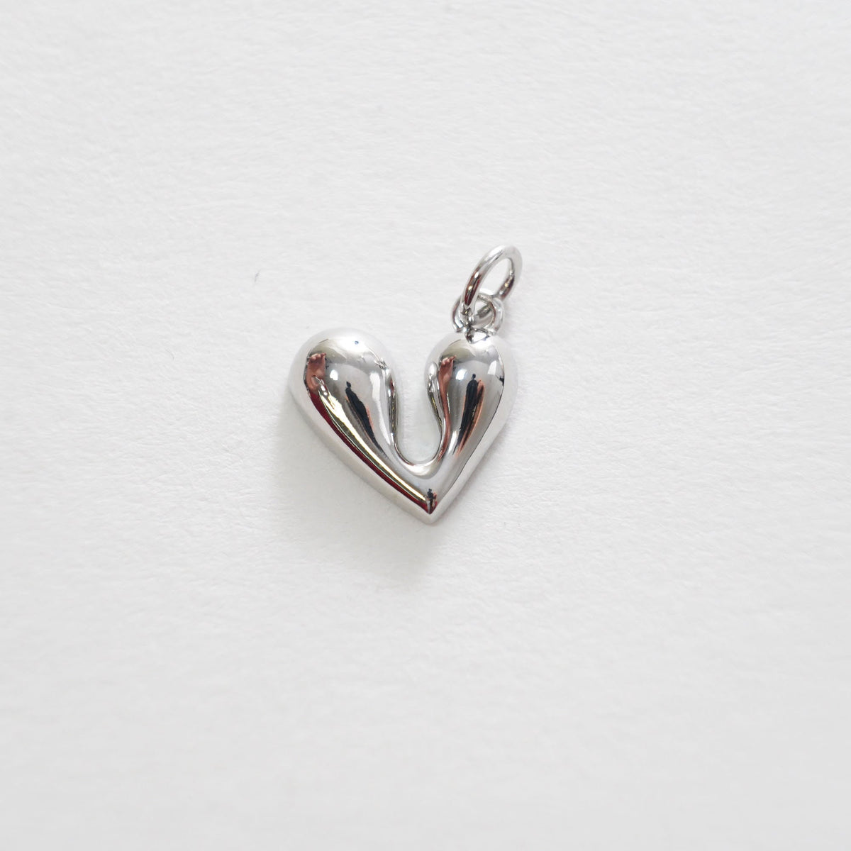 Gold Heart Charms,18K Gold Filled Heart Pendant,Heart Charm Bracelet Necklace for DIY Jewelry Making Supply