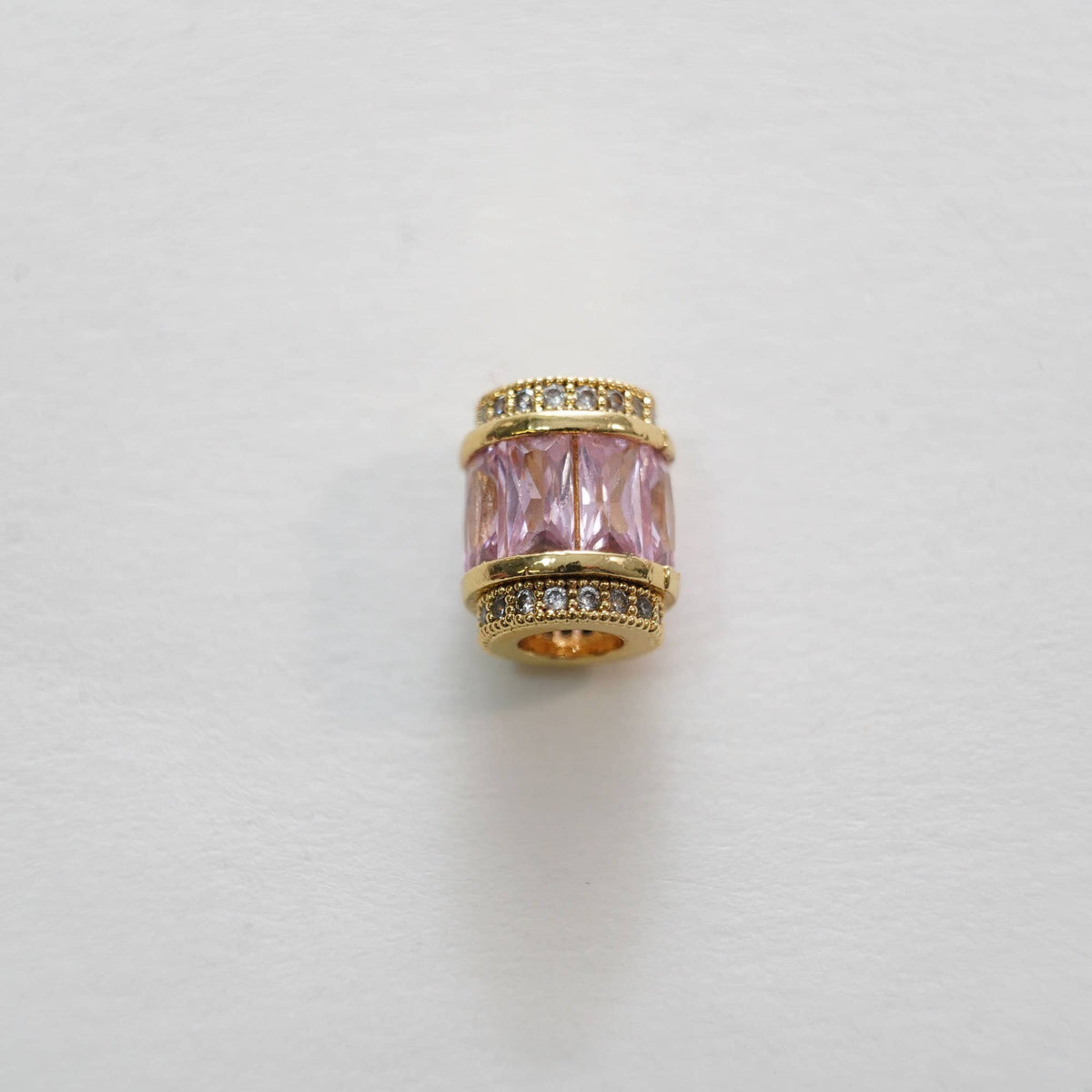 18K Gold Filled Hand CZ Charm Pendant for Jewelry Making