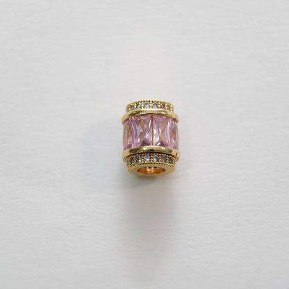 18K Gold Filled Hand CZ Charm Pendant for Jewelry Making