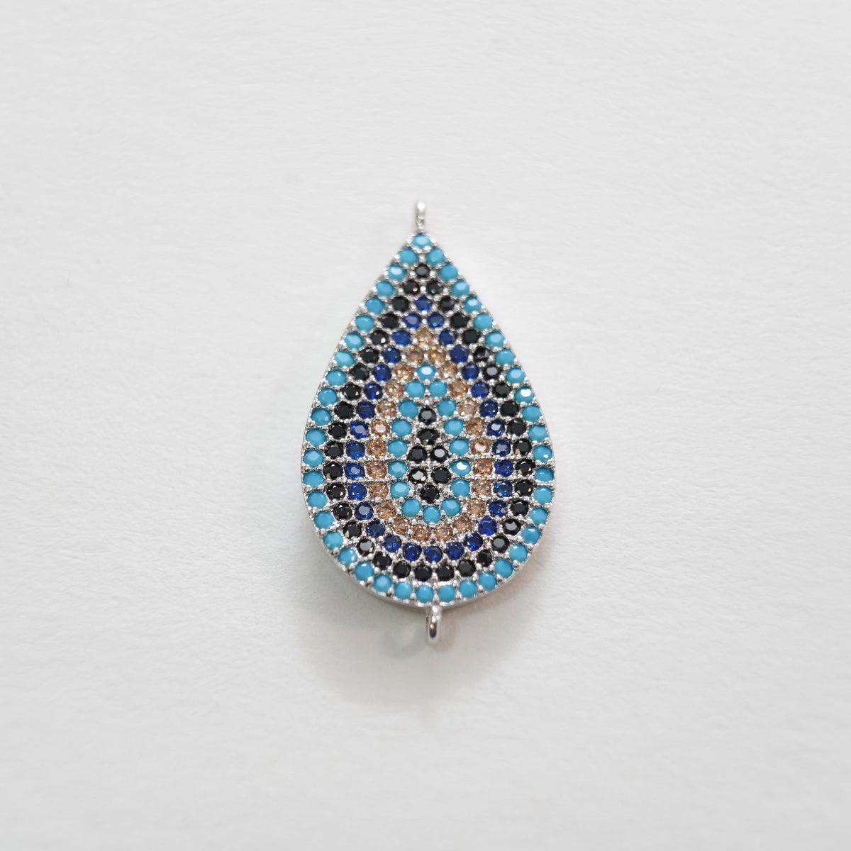 Gold Teardrop Charms,18K Gold Filled Teardrop Pendant,Teardrop Charm Bracelet Necklace for DIY Jewelry Making Supply