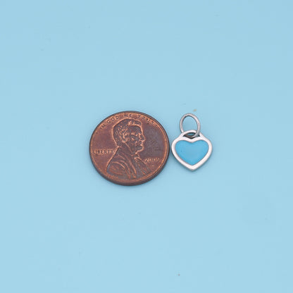 18K Gold Filled Heart Charm Pendant for Jewelry Making