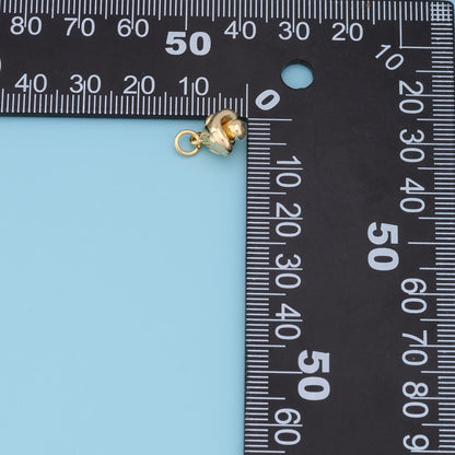 18K Gold Filled Charm Pendant for Jewelry Making