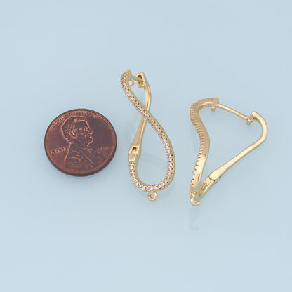 1pair 18K Gold Filled Hoops Earrings,Gold Earrings,Dainty Hoops Huggie,Gold Huggies Hoop Earrings