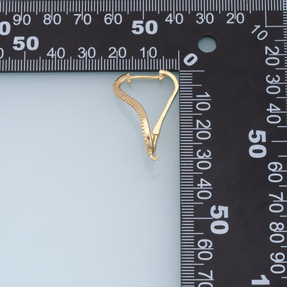 1pair 18K Gold Filled Hoops Earrings,Gold Earrings,Dainty Hoops Huggie,Gold Huggies Hoop Earrings