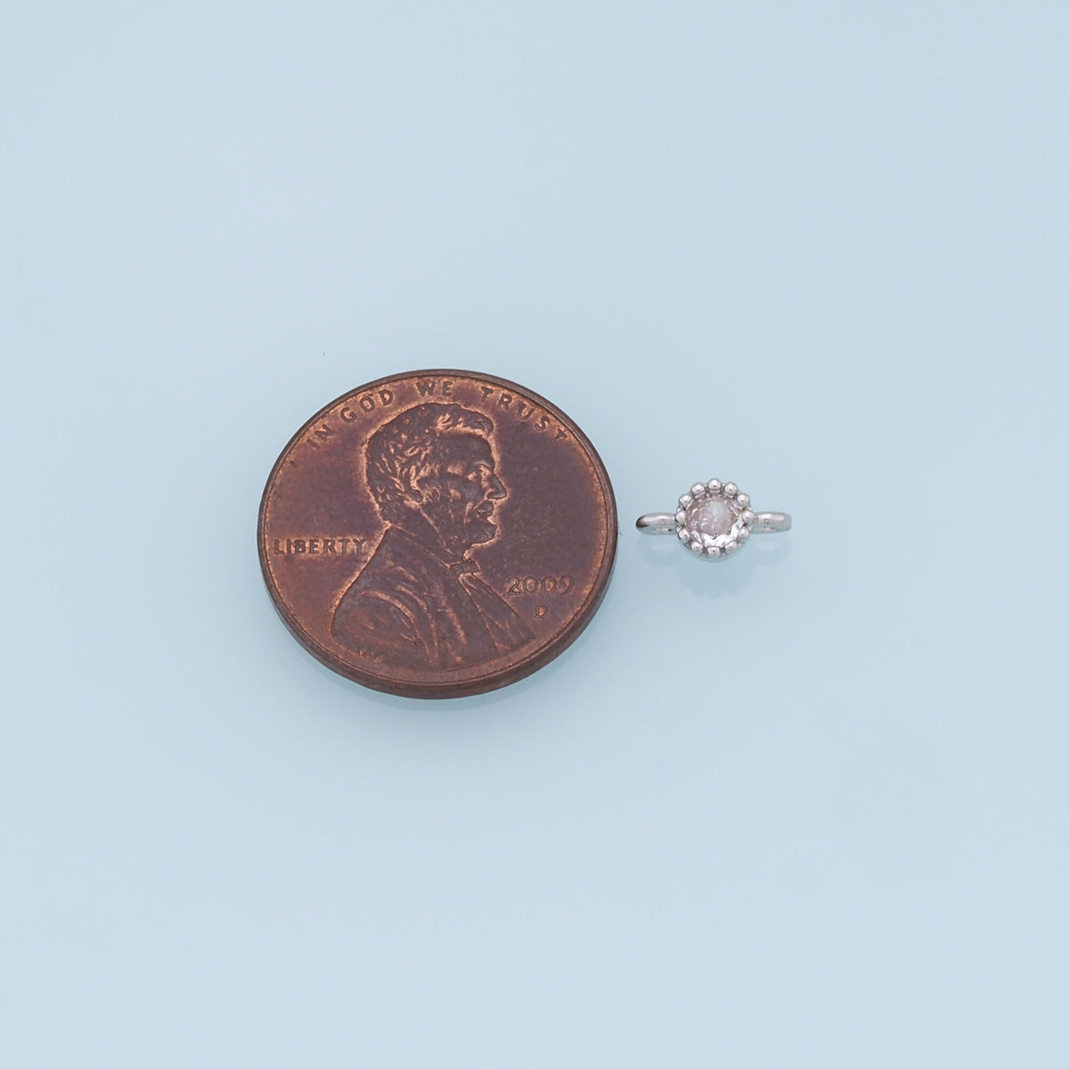 18K Gold Filled Round Connector for Jewelry Making