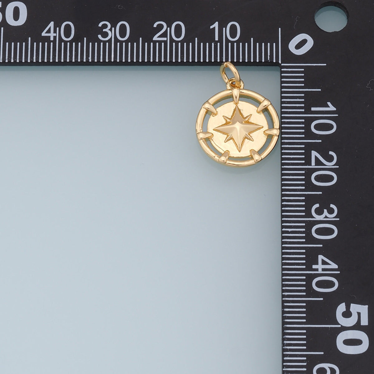 18K Gold Filled Star Charm Pendant for Jewelry Making