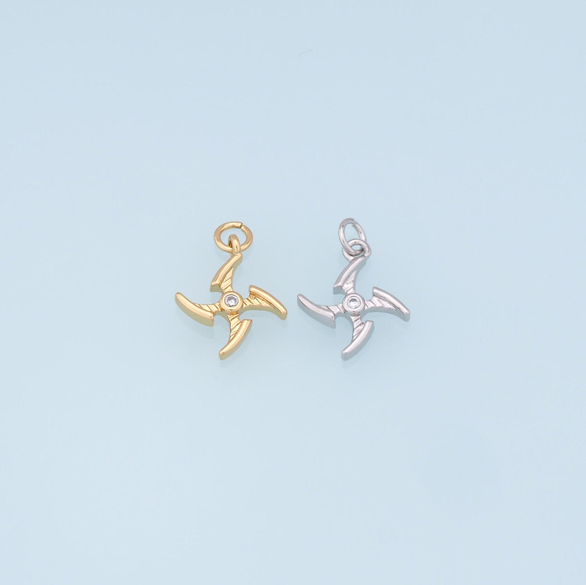 18K Gold Filled Star Charm Pendant for Jewelry Making