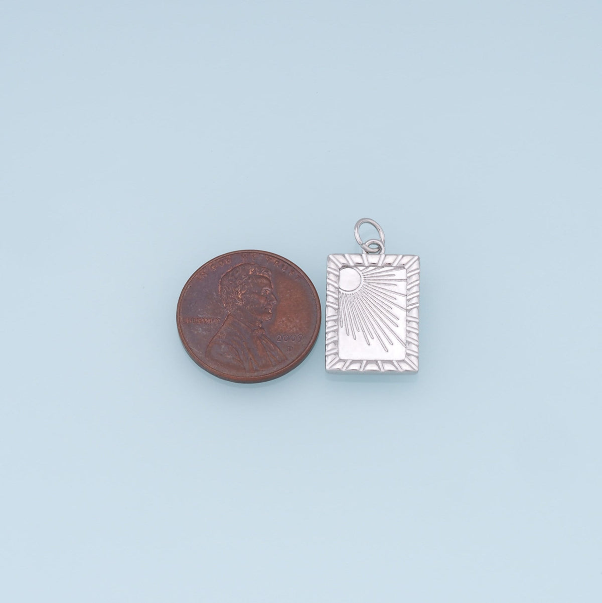18K Gold Filled Sun Charm Pendant for Jewelry Making