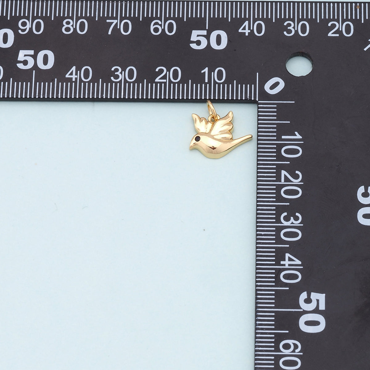 Gold Bird Charms,18K Gold Filled Bird Pendant,Bird Charm Bracelet Necklace for DIY Jewelry Making Supply