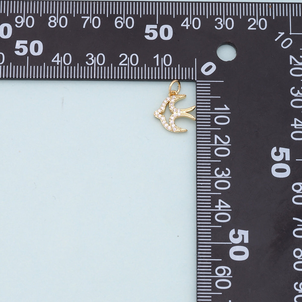 18K Gold Filled Hand Charm Pendant for Jewelry Making