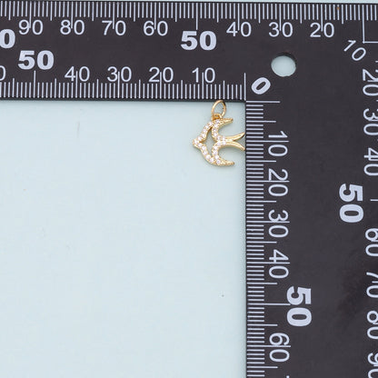 18K Gold Filled Hand Charm Pendant for Jewelry Making