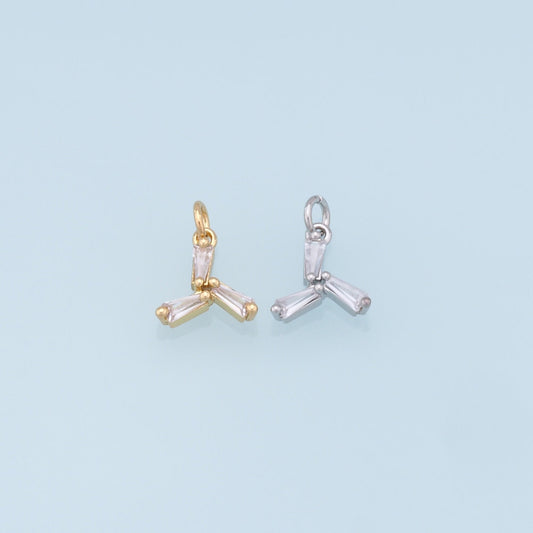 Gold Windmill Charms,18K Gold Filled CZ Windmill Pendant,Silver Windmill Charm Bracelet Necklace for DIY Jewelry Making Supply