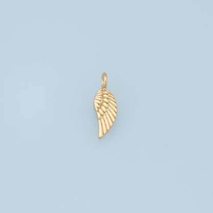 Gold Wings Charms,18K Gold Filled Wings Pendant,angel wings Charm Bracelet Necklace for DIY Jewelry Making Supply