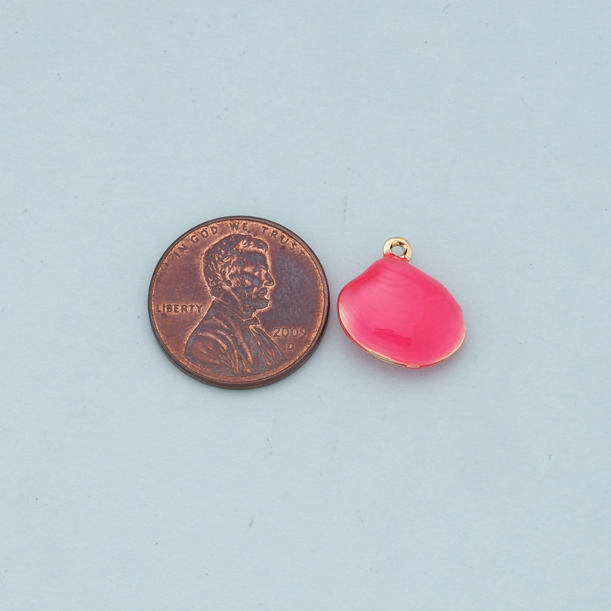 Gold Shell Charms,18K Gold Filled Conch Shell Pendant,Conch Shell Charm Bracelet Necklace for DIY Jewelry Making Supply
