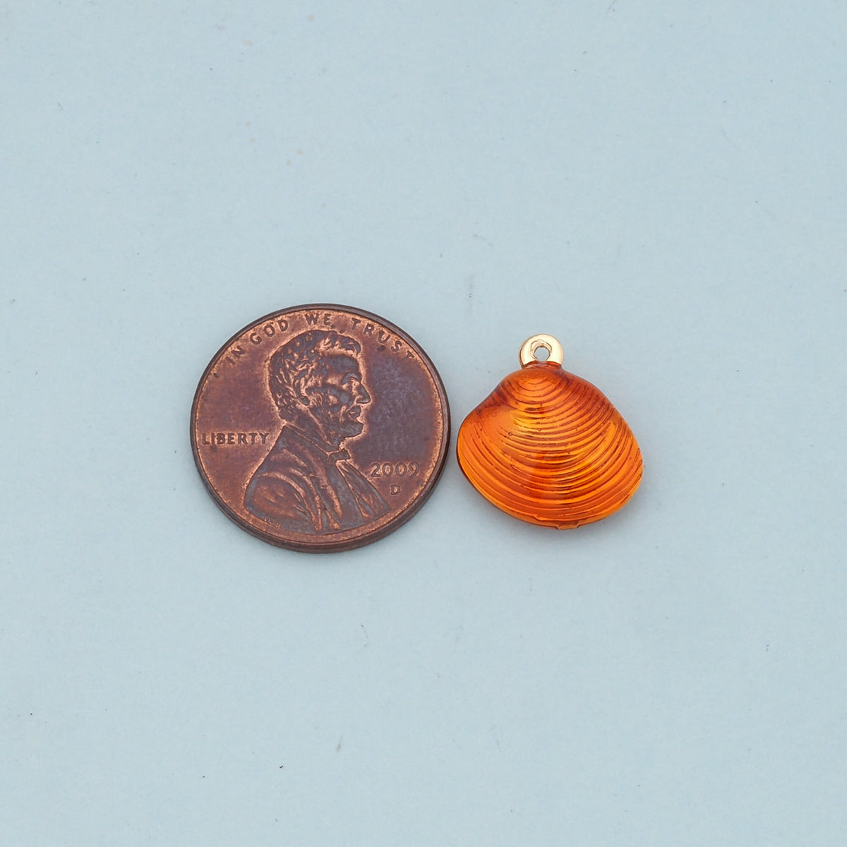 Gold Shell Charms,18K Gold Filled Conch Shell Pendant,Conch Shell Charm Bracelet Necklace for DIY Jewelry Making Supply