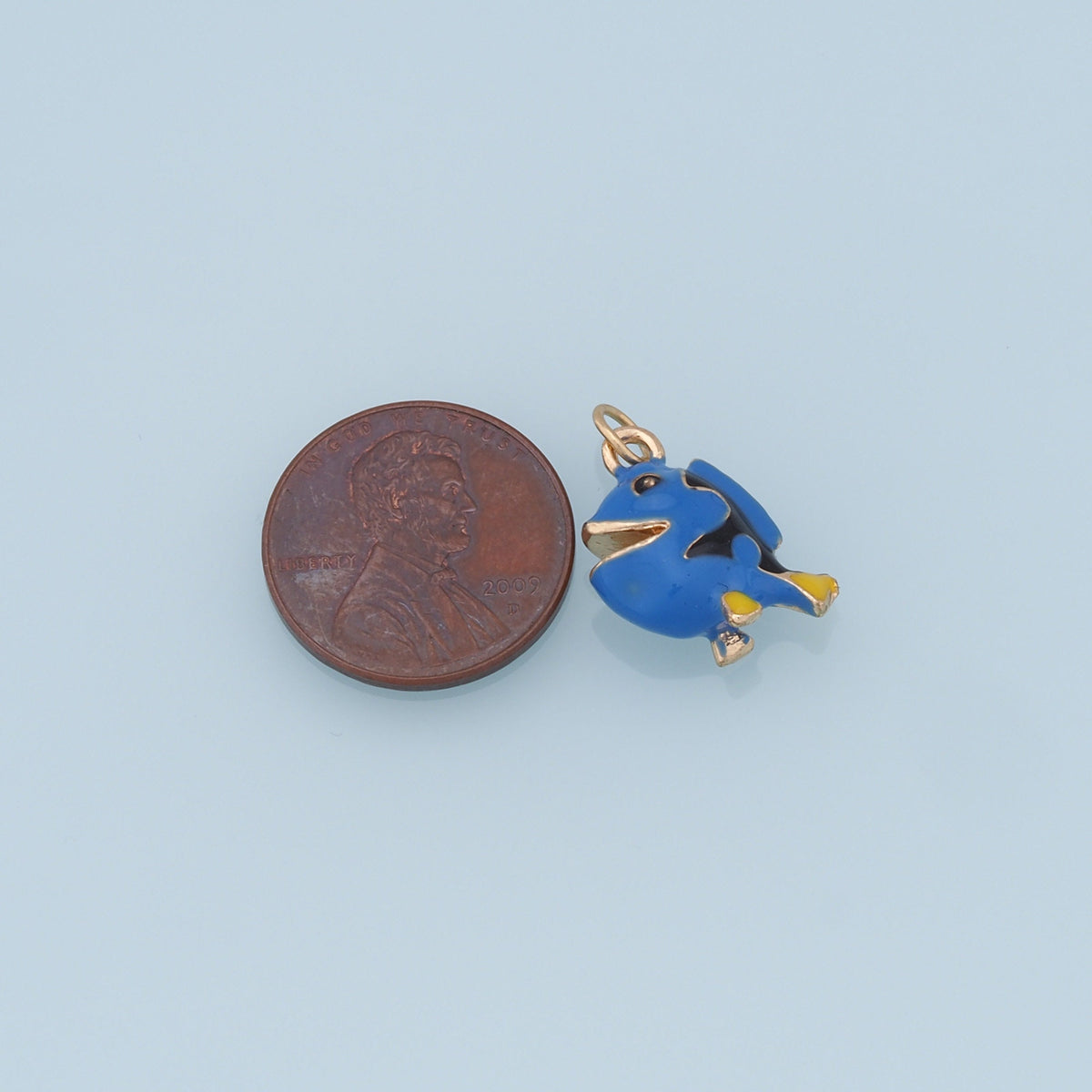 Cute Fish Charms,18K Gold Filled Enamel Fish Pendant,Kawaii Charm Bracelet Necklace for DIY Jewelry Making Supply