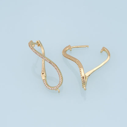 1pair 18K Gold Filled Hoops Earrings,Gold Earrings,Dainty Hoops Huggie,Gold Huggies Hoop Earrings