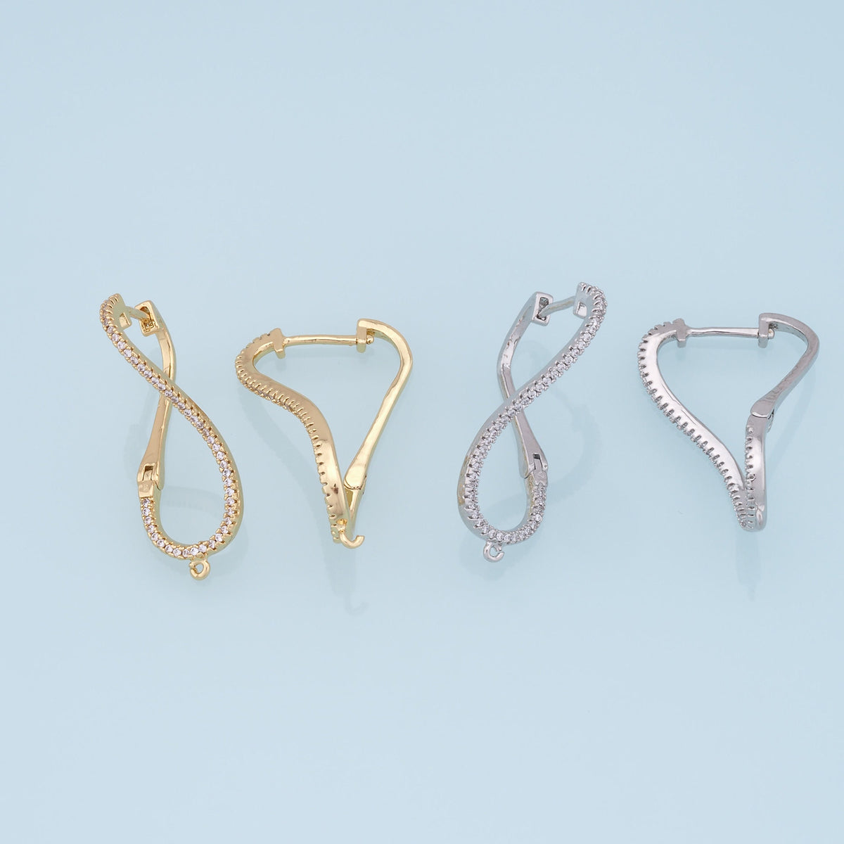1pair 18K Gold Filled Hoops Earrings,Gold Earrings,Dainty Hoops Huggie,Gold Huggies Hoop Earrings