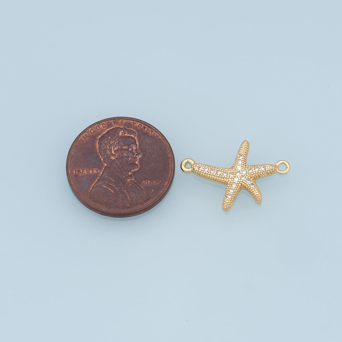 18K Gold Filled Star Connector for Jewelry Making