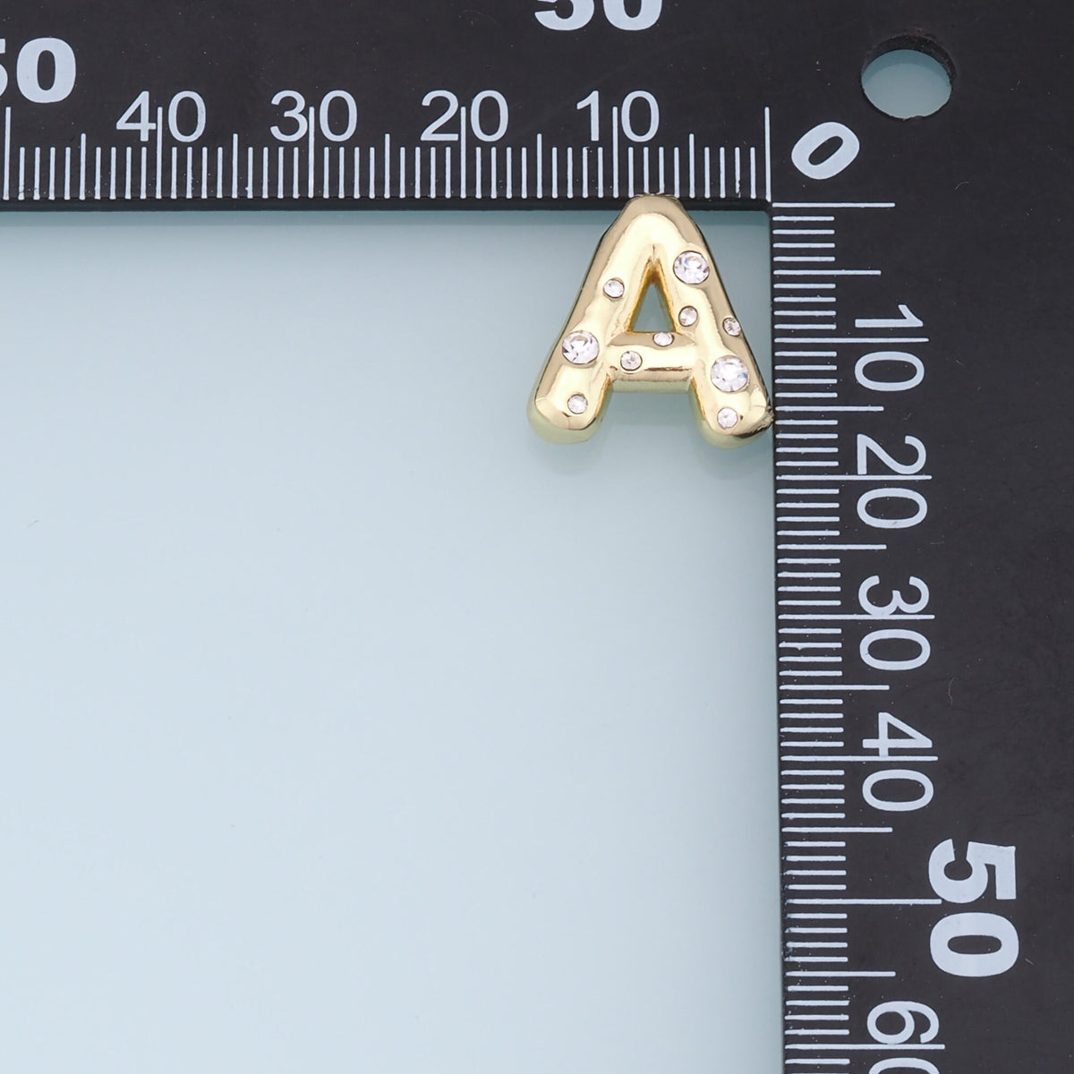 18K Gold Filled Letter Charm Pendant for Jewelry Making