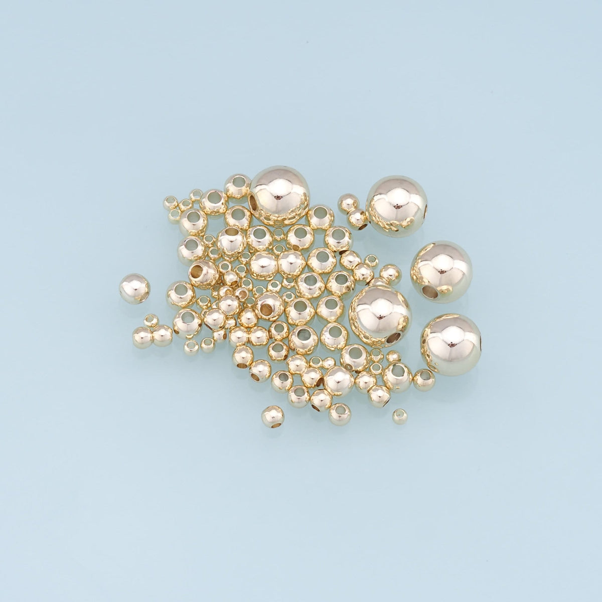 Round Round Beads 2 mm, 3 mm for Jewelry Making