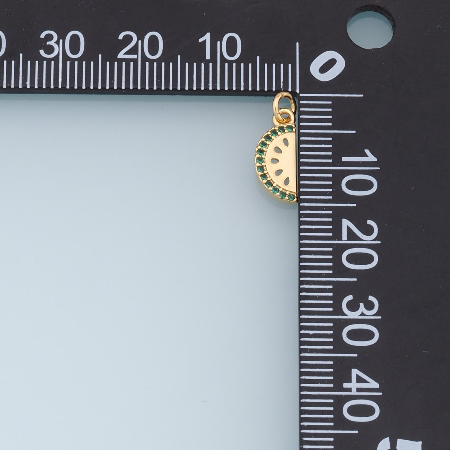 Gold Watermelon Charms,18K Gold Filled Watermelon Pendant,Fruit Charm Bracelet Necklace for DIY Jewelry Making Supply