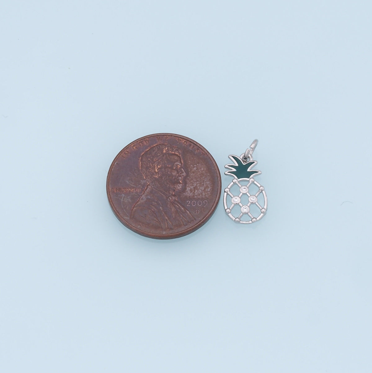 18K Gold Filled Apple Charm Pendant for Jewelry Making