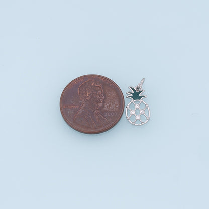 18K Gold Filled Apple Charm Pendant for Jewelry Making