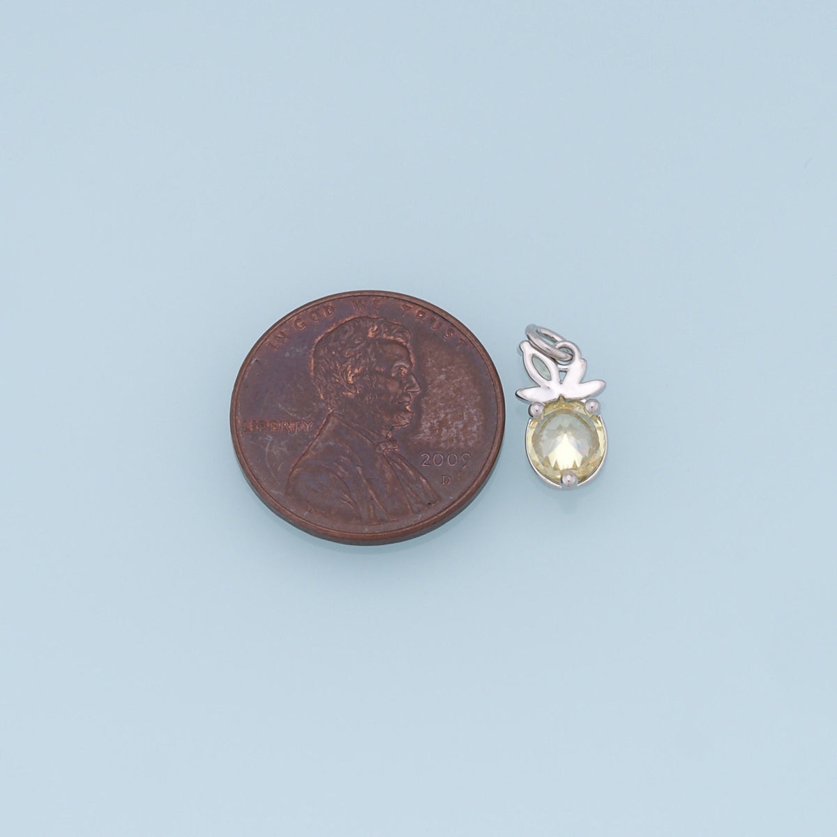18K Gold Filled Apple Charm Pendant for Jewelry Making