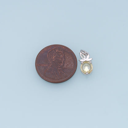 18K Gold Filled Apple Charm Pendant for Jewelry Making