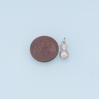 18K Gold Filled Apple Charm Pendant for Jewelry Making