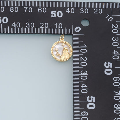 18K Gold Filled Zodiac Constellation Charms,Zodiac Symbol,Horoscope Charm,Gold Astrological Zodiac Sign Minimalist Jewelry