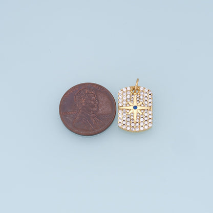 18K Gold Filled Star Charm Pendant for Jewelry Making