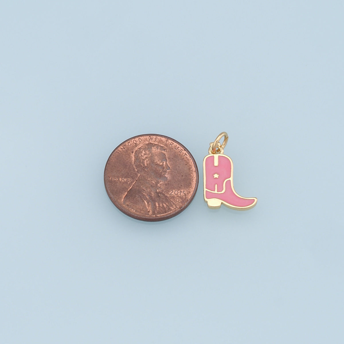 Gold Shoe Charms,18K Gold Filled Shoe Pendant,Shoe Charm Bracelet Necklace for DIY Jewelry Making Supply