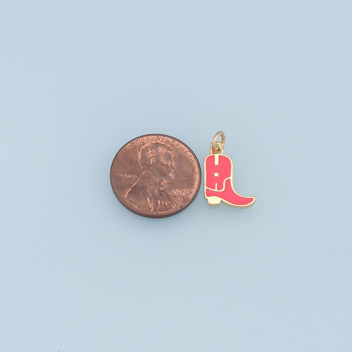 Gold Shoe Charms,18K Gold Filled Shoe Pendant,Shoe Charm Bracelet Necklace for DIY Jewelry Making Supply