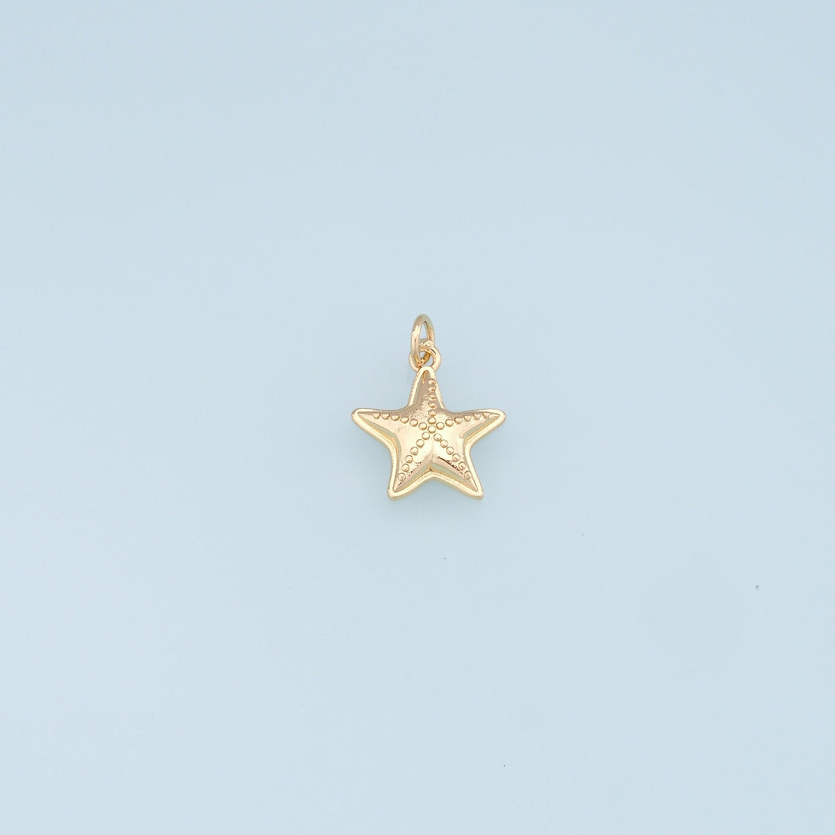 18K Gold Filled Star Charm Pendant for Jewelry Making