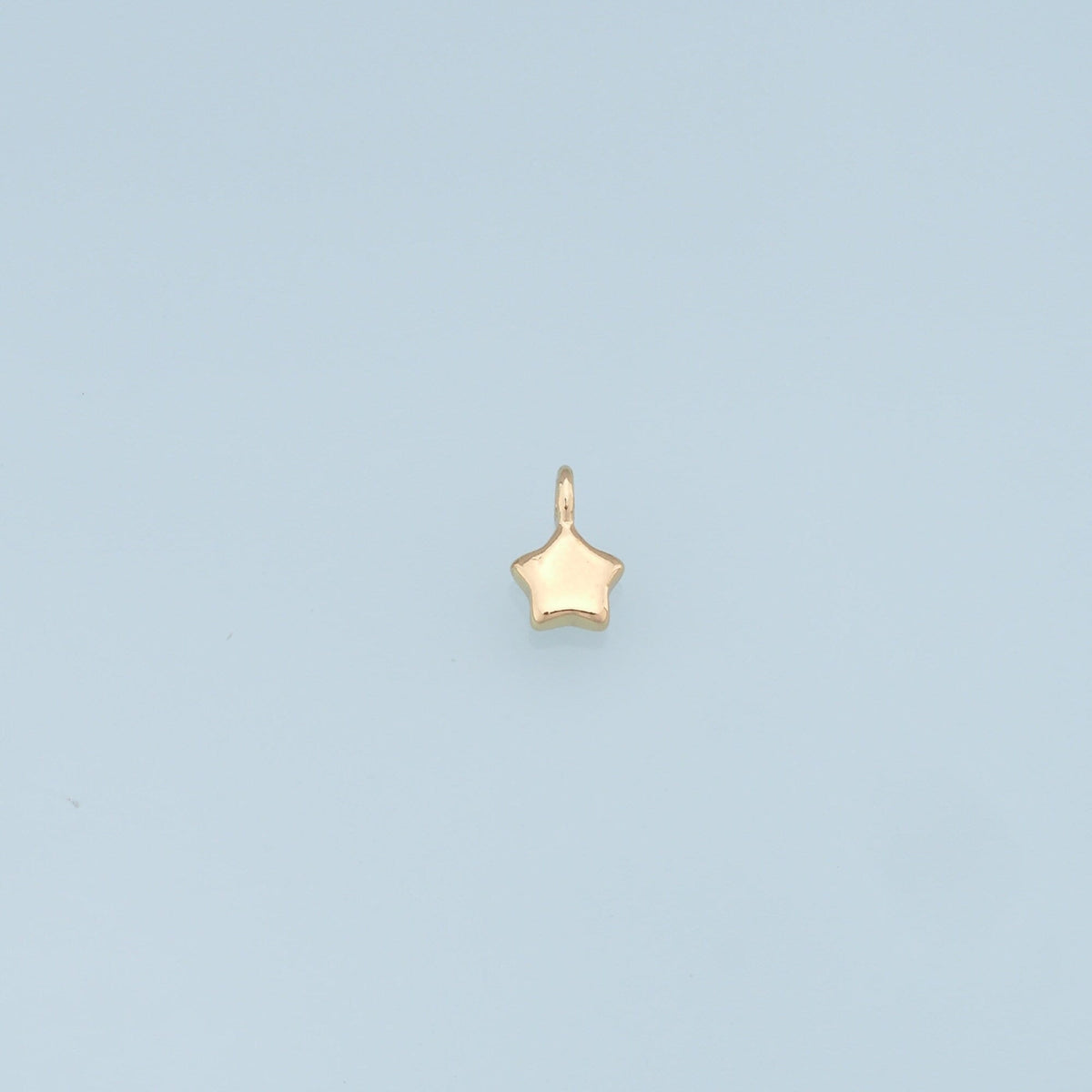 Gold Star Charms,18K Gold Filled Star Pendant,Star Charm Bracelet Necklace for DIY Jewelry Making Supply