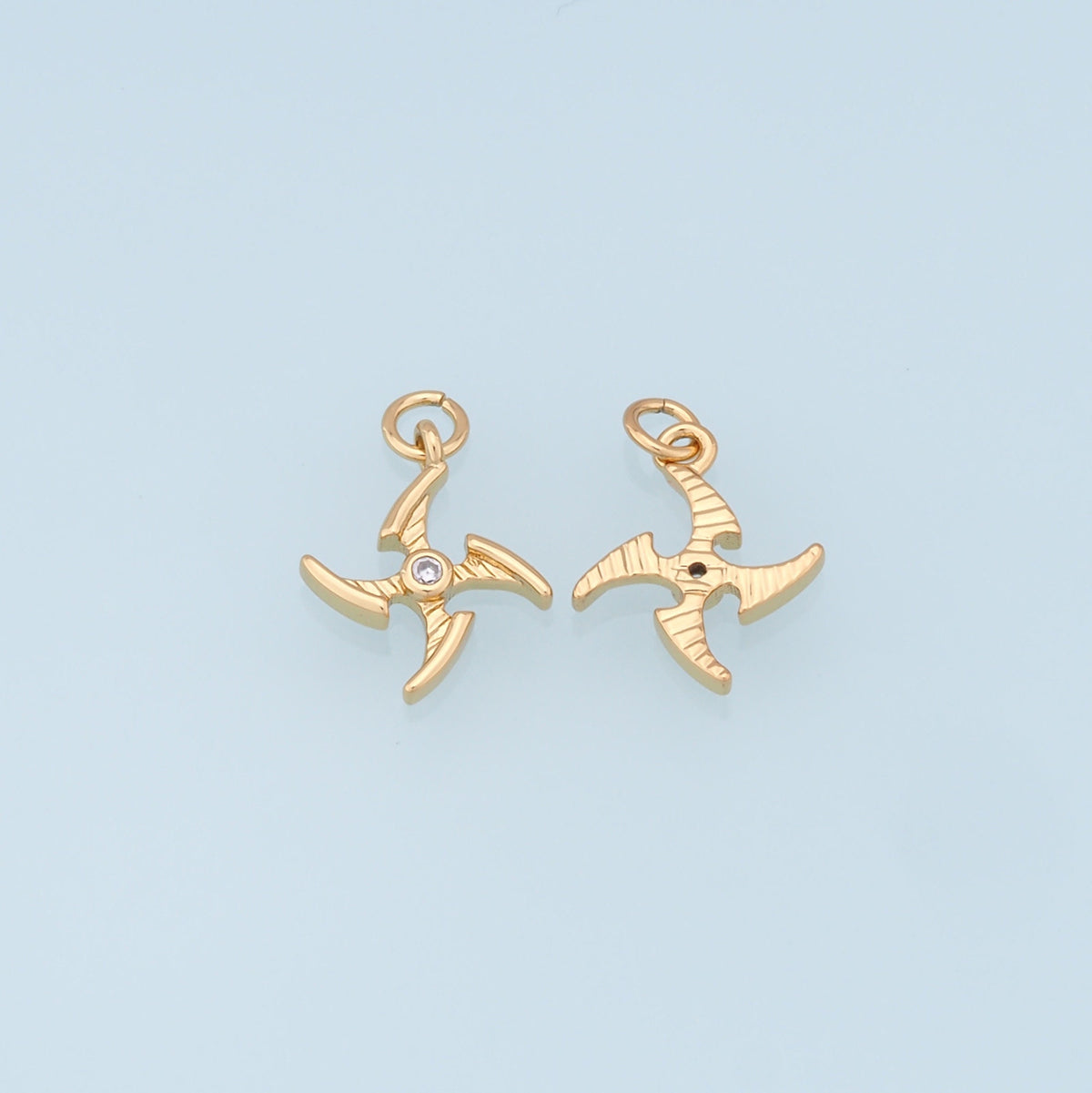 18K Gold Filled Star Charm Pendant for Jewelry Making