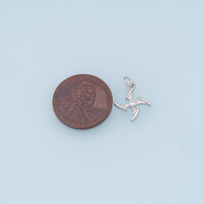 18K Gold Filled Star Charm Pendant for Jewelry Making