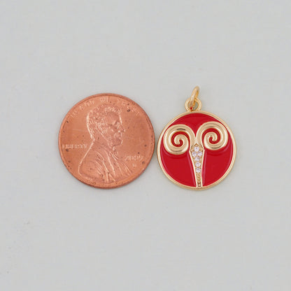18K Gold Filled Zodiac Constellation Charms,Zodiac Symbol,Horoscope Charm,Gold Astrological Zodiac Sign Minimalist Jewelry