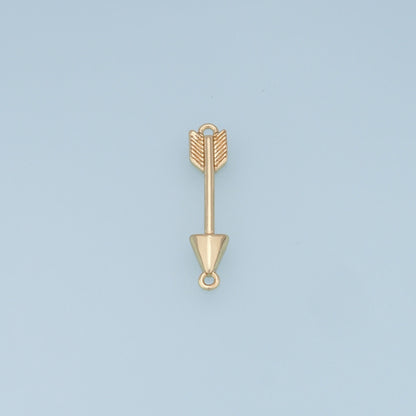 18K Gold Filled Charm Pendant for Jewelry Making
