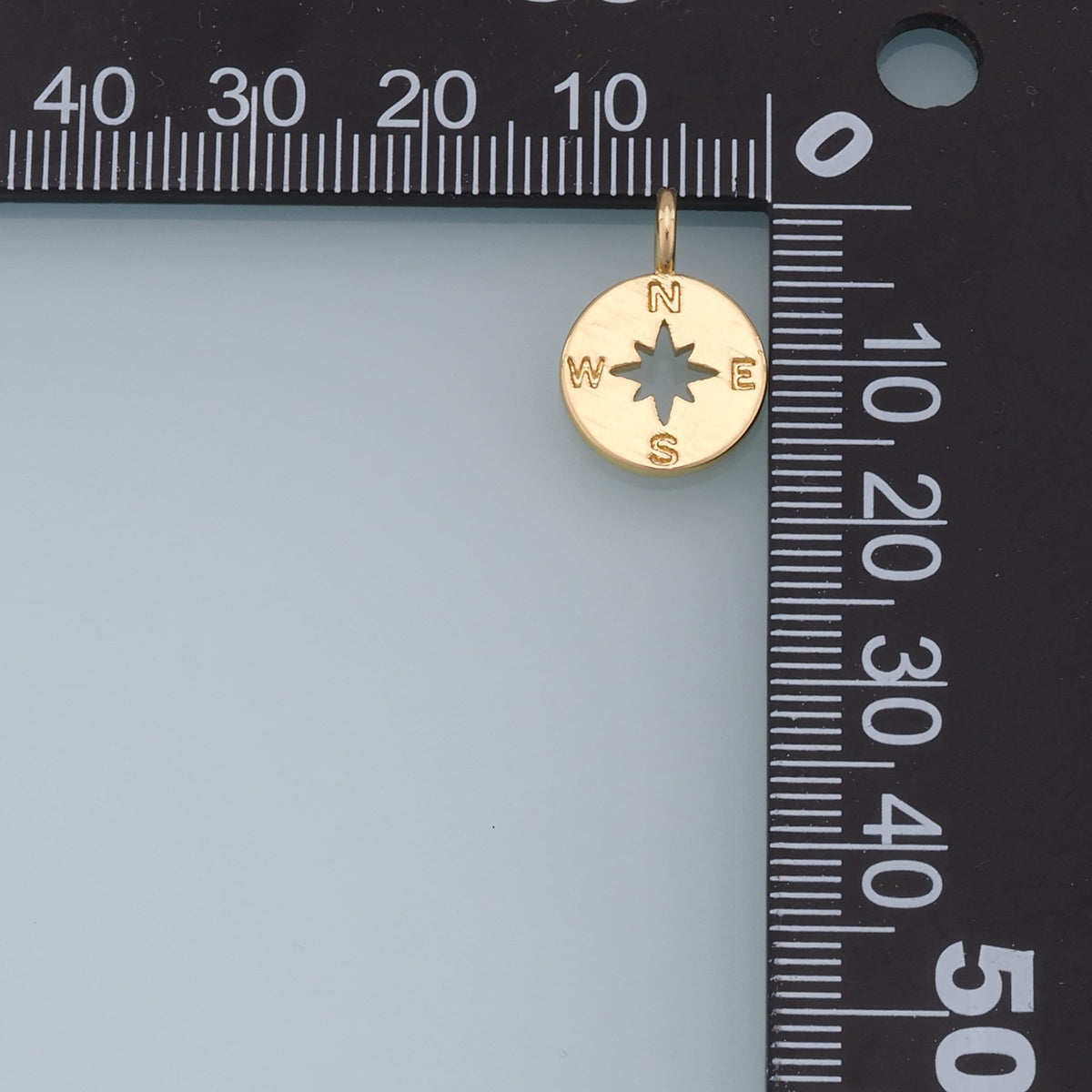 18K Gold Filled North Star Charm Pendant for Jewelry Making