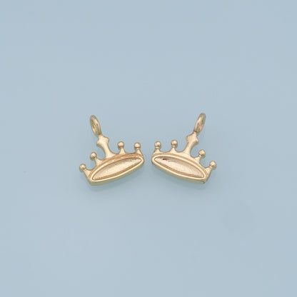 18K Gold Filled Charm Pendant for Jewelry Making