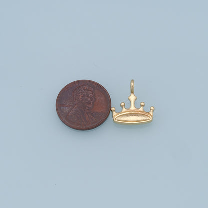 18K Gold Filled Charm Pendant for Jewelry Making