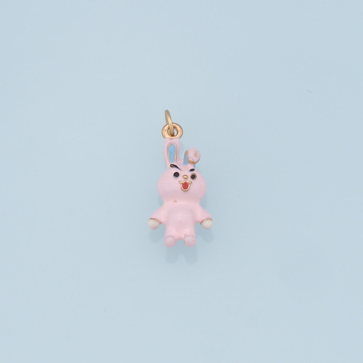 18K Gold Filled Hand Enamel Charm Pendant for Jewelry Making