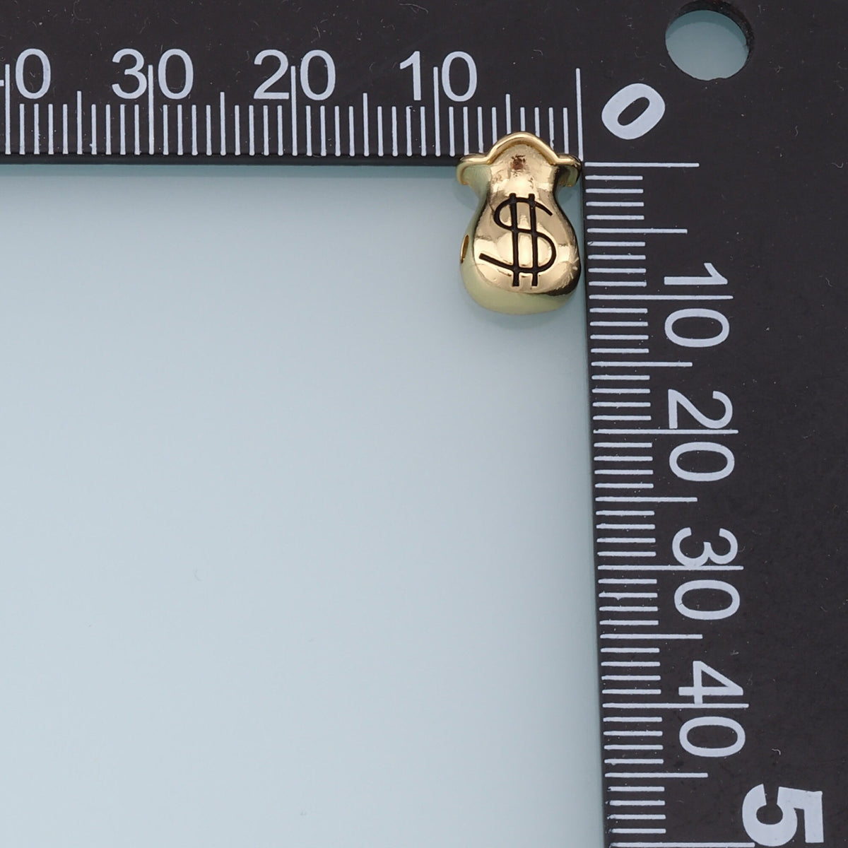Gold Money Bag Beads Charms,18K Gold Filled Money Bag spacer beads,Money Bag Charms Bracelet Necklace for DIY Jewelry Making 