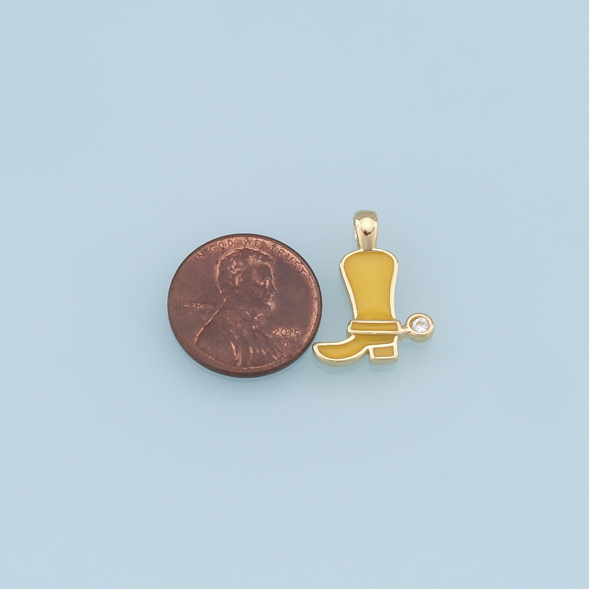 Gold Shoe Charms,18K Gold Filled Shoe Pendant,Shoe Charm Bracelet Necklace for DIY Jewelry Making Supply