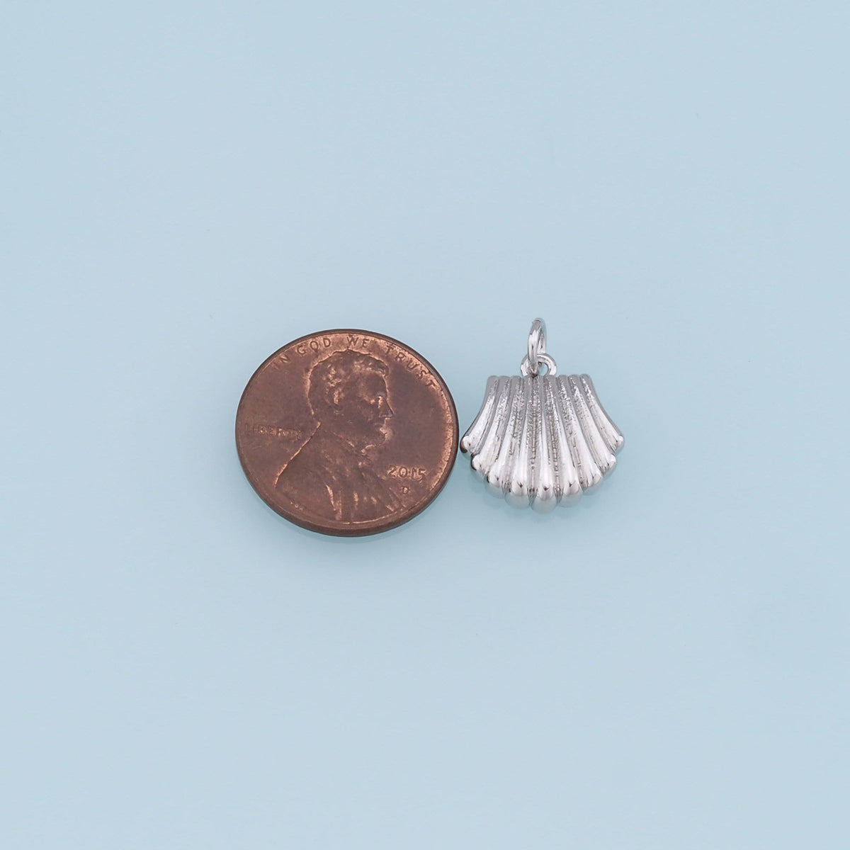 Gold Shell Charms,18K Gold Filled Conch Shell Pendant,Conch Shell Charm Bracelet Necklace for DIY Jewelry Making Supply